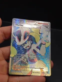 Pokemon TCG XY Furious Fists Korrina 111/111 Full Art Ultra Rare Holo Card - Image 5