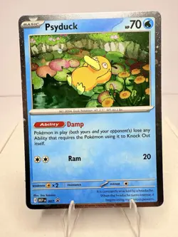 Psyduck (007) Pokemon Mega Evolution Promo Card Cosmos Holo - Image 1