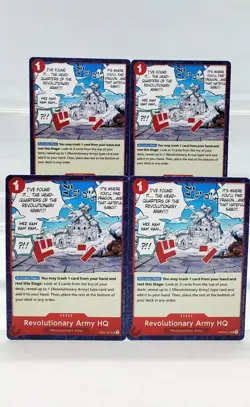 One Piece Card Game - Revolutionary Army HQ OP05-021 PLAYSET 4x NM - Image 1