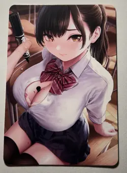SEXY HEROINE WAIFU Kase Daiki ORIGINAL ACG PREMIUM HOLOFOIL CARD NM - Image 2