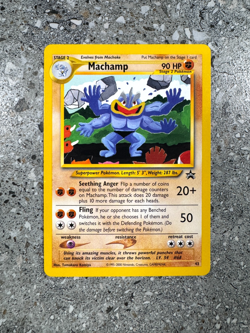 Pokemon TCG Cards Machamp 43 WOTC Black Star Promo NM-M - Image 1