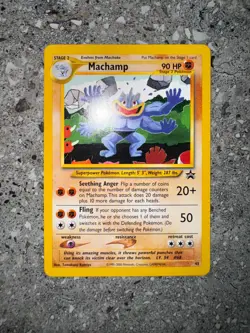 Pokemon TCG Cards Machamp 43 WOTC Black Star Promo NM-M - Image 3