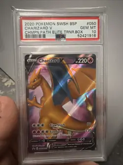 Charizard V SWSH050 SWSH: Sword & Shield Promo Cards Holo - Image 1