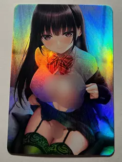 SEXY HEROINE WAIFU Kase Daiki ORIGINAL ACG PREMIUM HOLOFOIL CARD NM - Image 1