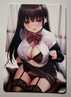 SEXY HEROINE WAIFU Kase Daiki ORIGINAL ACG PREMIUM HOLOFOIL CARD NM - Image 2