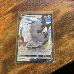 Dubwool V - SWSH049 - Pokemon Sword & Shield Promo Ultra Rare Holo Card NM - Image 1