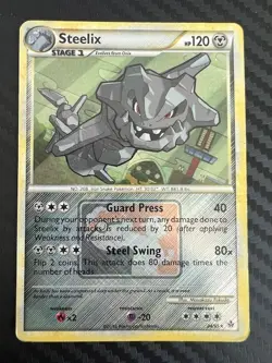 Pokemon TCG Steelix League & Championship Cards 24/95 Promo Cross Hatch Holo MP - Image 1