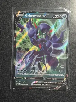 Grimmsnarl V SWSH057 Sword & Shield Black Star Promo Pokemon Card - NM - Image 1