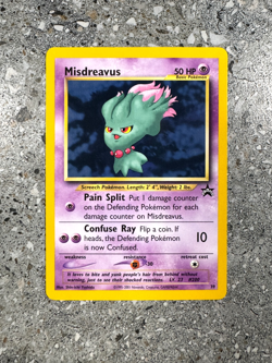 Pokemon TCG Cards Misdreavus 39 WOTC Black Star Promo NM-M - Image 1