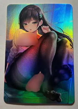 SEXY HEROINE WAIFU Kase Daiki ORIGINAL ACG PREMIUM HOLOFOIL CARD NM - Image 1