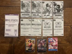 Lot Bundle Of One Piece Card Game Release Event Packs Tournament Packs Promos - Image 1