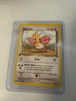 Pokemon TCG Jungle Spearow Card 62/64 Regular Common 1st Edition - Image 1