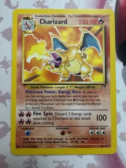 Pokemon Charizard 3/110 Legendary Collection Non-Holo Rare Card 2002! *1 Owner* - Image 3