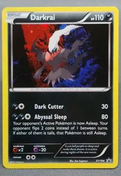 Darkrai XY194 Volcanion Mythical Collection English Pokemon Card VLP - Image 1