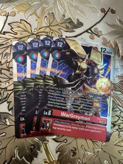 Digimon Card Game Playset WarGreymon BT22-013 R Cyber Eden - Image 1
