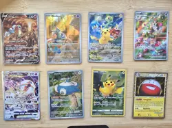 Pokemon Card Lot of 8 Cards - Promo Snorlax, Pikachu, Entei, Deoxys, Kirlia - Image 1