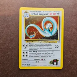 Erika's Dragonair 4/132 Pokemon Gym Heroes Holo Rare Card - LP - Image 1