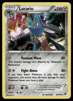 Lucario - 63/124 (Cosmos Holo) Promo Miscellaneous Cards & Products 063/124 - Image 1