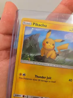 Pokemon Card Swirl! Holo Pikachu SM183 Black Star Promo Sun & Moon 10 Worthy - Image 3