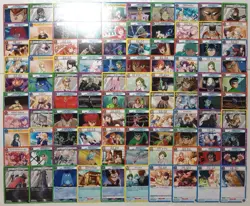 Lot of 100 UNION ARENA Card Set YuYu Hakusho, Idolmaster, NIKKE - Image 1