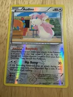Pokemon TCG Boundaries Crossed Audino Reverse Holo Card 126/149 - Image 1
