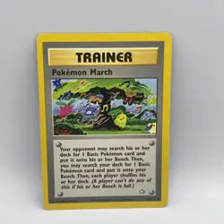Pokemon March Pokemon Trainer Card 102/111 Neo Genesis non-holo - Image 1
