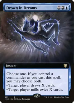 Drown in Dreams - Extended Art MIC NM MTG - Image 1