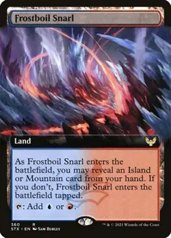 Frostboil Snarl - Extended Art STX NM MTG - Image 1