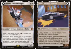 Prowl, Stoic Strategist // Prowl, Pursuit Vehicle BOT NM MTG - Image 1