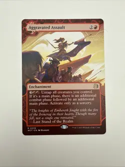 Aggravated Assault Wilds of Eldraine: Enchanting Tales Regular - Image 1