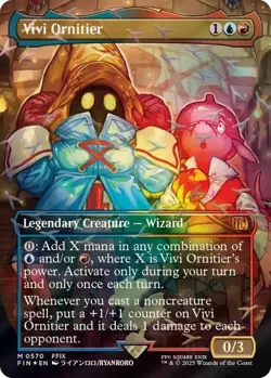 NM Vivi Ornitier (Borderless) (Chocobo Track Foil) Final Fantasy Foil #0570 - Image 1