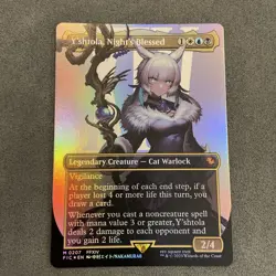 Y'shtola, Night's Blessed (Borderless) FOIL #0207 Final Fantasy MTG, NM FIC - Image 1