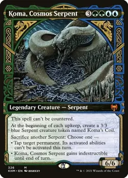 Koma, Cosmos Serpent - Showcase KHM NM MTG - Image 1