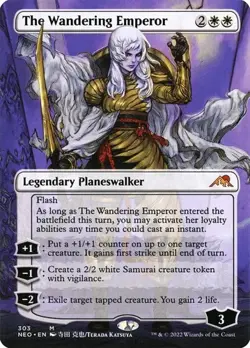 The Wandering Emperor - Extended Art NEO NM MTG - Image 1