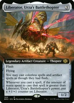Liberator, Urza's Battlethopter - Extended Art BRO NM MTG - Image 1