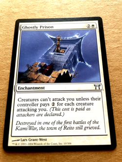Ghostly Prison Champions of Kamigawa Regular Never been played beautiful colors! - Image 1