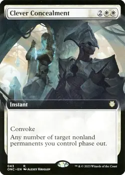 Clever Concealment - Extended Art ONC NM MTG - Image 1