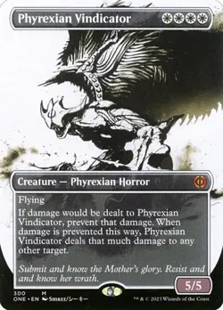 Phyrexian Vindicator - Extended Art Showcase ONE NM MTG - Image 1
