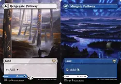 Hengegate Pathway // Mistgate Pathway - Extended Art KHM NM MTG - Image 1