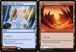 Riverglide Pathway // Lavaglide Pathway ZNR NM MTG - Image 1
