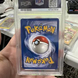 2006 POKEMON EX DRAGON FRONTIERS #12 TYPHLOSION-REVERSE FOIL PSA 8 - Image 2
