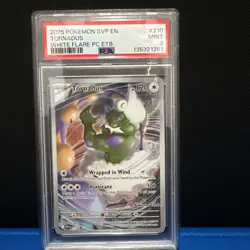 Pokemon Center ETB Stamped Promo White Flare Tornadus SVP210 TCG PSA 9 - Image 1