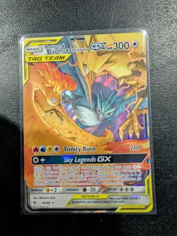 Moltres & Zapdos & Articuno-GX 44/68 Holo Rare GX Hidden Fates Pokemon NM - Image 1