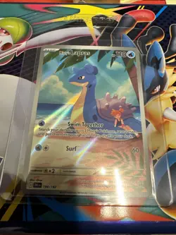 Pokemon TCG Misty's Lapras Destined Rivals 194/182 Illustration Rare - Image 1