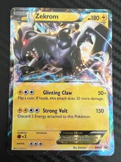 Pokemon TCG Zekrom EX BW38 Black & White Black Star Promo Holo HP - Image 1