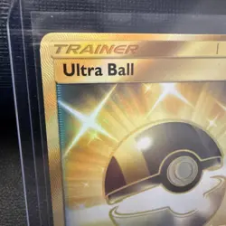 Secret Rare Ultra Ball 161/149 Pokemon TCG Sun & Moon Base Set Near Mint - Image 3