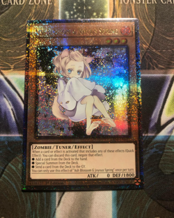 * ASH BLOSSOM & JOYOUS SPRING * QUARTER CENTURY SECRET RARE RA04-EN025 YUGIOH! - Image 1
