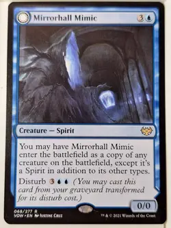 Mirrorhall Mimic - Innistrad: Crimson Vow - Magic the Gathering MTG Nice! - Image 1