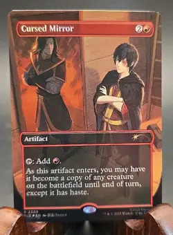 Cursed Mirror Avatar: The Last Airbender Secret Lair MTG Rainbow Foil Near Mint - Image 1
