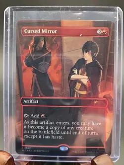 Cursed Mirror Avatar: The Last Airbender Secret Lair MTG Rainbow Foil Near Mint - Image 3